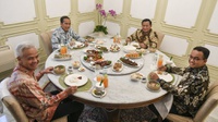Jokowi: Jangan Sampai di Atas Makan Bersama, Tapi di Bawah Ribut