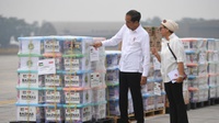 Presiden Jokowi Lepas Bantuan 51,5 Ton ke Gaza