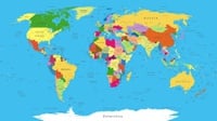Daftar Negara Terbesar di Dunia, Indonesia Nomor Berapa?