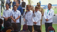 Pemungutan Suara Usai, Jokowi Kembali Membagikan Bantuan Beras