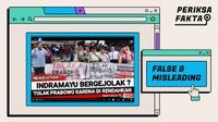 Hoaks Video Warga Indramayu Tolak Capres Prabowo Subianto