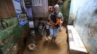 6 Ruas Jalan dan 4 RT di Jakarta Tergenang Banjir Pagi Ini