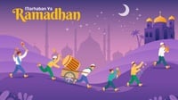 Contoh Spanduk Pesantren Kilat Ramadhan dan Cara Buat di Canva