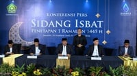 Hasil Sidang Isbat Awal Ramadhan 2025 Diumumkan Jam Berapa?