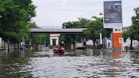 Banjir Semarang Masih Rendam Pantura Kaligawe hingga Stasiun