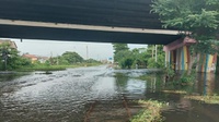 Jalur Stasiun Semarang Tawang-Alastua Masih Terendam Banjir