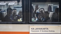 H-2 Lebaran, Okupansi Penumpang KAI Daop 1 Jakarta Capai 100%