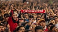 Info Nobar Indonesia vs Irak di Bali, Makassar, Balikpapan, Palu