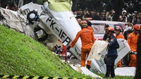KNKT akan Cek Sisa Puing Pesawat Latih yang Jatuh di Tangsel
