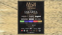 Rundown Konser Arch Enemy di Jakarta, Jam Open Gate, dan Venue