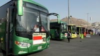 Hari Ini Operasional Bus Shalawat Jemaah Haji Disetop Sementara