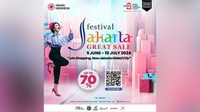 Jakarta Great Sale 5 Juni-10 Juli 2024, Cek Daftar Mall & Promo