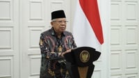 Ma'ruf Amin: Ekonomi Indonesia Lebih Baik dari Inggris & Jepang