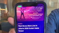 95.000 Tiket Bruno Mars Ludes Terjual di Livin' by Mandiri