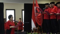 Megawati Lantik Empat Kader Jadi Kepala Badan PDIP