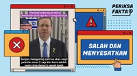 Hoaks Video Presiden Israel Berterima Kasih pada Tokoh NU