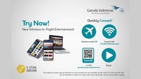 MetraMediaHub & Garuda Hadirkan Wireless In-Flight Entertainment