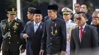 Jokowi & Prabowo Saksikan Pelantikan Anggota DPR & DPD RI