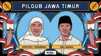 Survei Poltracking: Elektabilitas Khofifah-Emil Perkasa di Jatim