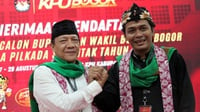 Daftarkan Pasangan Bayu-Musa, PDIP vs KIM Plus di Pilkada Bogor