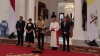 Jokowi Bahas Komitmen Perdamaian saat Bertemu Paus Fransiskus