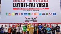 Tim Pemenangan Luthfi-Yasin Bertabur Purnawirawan TNI-Polri