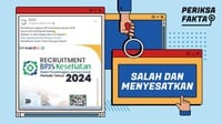 Hoaks Informasi Rekrutmen Pegawai BPJS Kesehatan Periode 2024