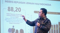 Data BPS: Indeks Kepuasan Haji Indonesia 2024 Capai 88,20