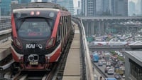 Penumpang LRT Jabodebek Arah Harjamukti Dievakuasi karena Mogok