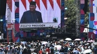 Isi Lengkap Pidato Prabowo Subianto Usai Pelantikan Presiden RI