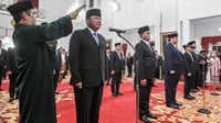 Teks Sumpah Pelantikan Menteri dan Wakil Menteri RI