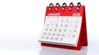 Kalender Bulan Januari 2025 dengan Tanggal Merah & Cuti Bersama