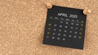 Kalender Bulan April 2025 dengan Tanggal Merah & Cuti Bersama