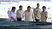 Prabowo Kunjungi Sentra Budidaya Nila untuk Makan Bergizi Gratis