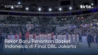 Rekor Baru Penonton Basket Indonesia di Final DBL Jakarta