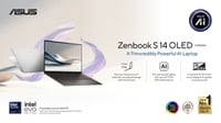 ASUS Zenbook S 14 OLED UX5406, Laptop Tipis dengan Desain Mewah