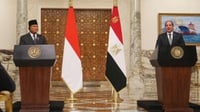 Temui Presiden El-Sisi, Prabowo Ingin Perkuat Kerjasama Mesir-RI