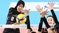 Daftar Top Skor Voli Korea 6 Maret 2025: Mega Posisi Berapa?