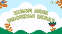 Link Panduan Senam Anak Indonesia Hebat dan Lirik Lagunya