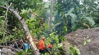 Batu Besar Menimpa Tempat Meditasi di Klungkung, 4 Orang Tewas