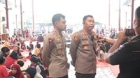 Ratusan Korban Kebakaran Kemayoran Mengungsi ke Polres Jakpus