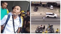 Aksi Baku Tembak Bripka Agus Vs Pelaku Curanmor di Lampung