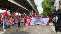 Sopir Truk Demo di Pelabuhan Tanjung Priok, Desak Hapus Pungli