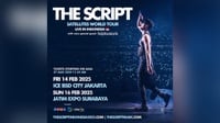 Rundown Konser The Script di Indonesia 14 dan 16 Februari 2025