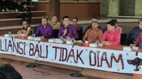 Aksi Indonesia Gelap di Bali Tolak Pemangkasan Dana Pendidikan