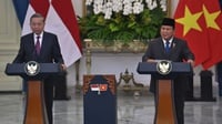 Prabowo Sepakat Ekonomi Indonesia-Vietnam Capai US$18 M di 2028