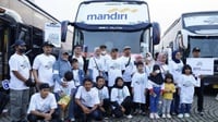 Bank Mandiri Gelar Program Mudik Gratis 2025, Tujuan ke 80 Kota!