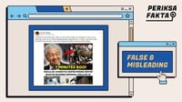 Hoaks Mahathir Mohamad Meninggal Dunia pada April 2025