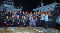Peredaran 2 Ton Sabu Berhasil Digagalkan Tim Gabungan di Kepri