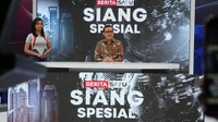 Menteri Karding Jadi News Anchor Bawakan Kisah PMI di Studio BTV